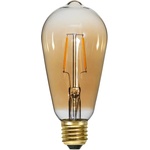 Star Trading Топла LED крушка с нажежаема жичка E27, 1 W Plain Amber - Star Trading (355-70-1)