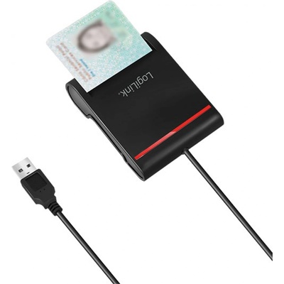 LogiLink CR0047, картов четец, 1х USB Type A, черен цвят (CR0047)