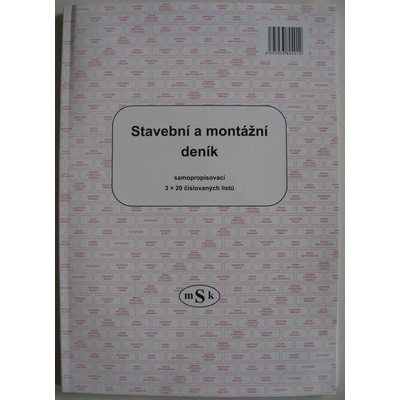 MSK 401 Stavební deník propisovací – Zbozi.Blesk.cz