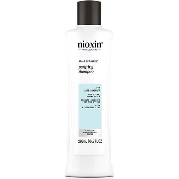 Nioxin Scalp Recovery Purifying Shampoo šampón pre rednúce vlasy bez objemu proti lupinám 200 ml