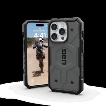 Urban Armor Gear Кейс UAG Pathfinder Magsafe за iPhone 15 Pro, сив (KXG0074496)