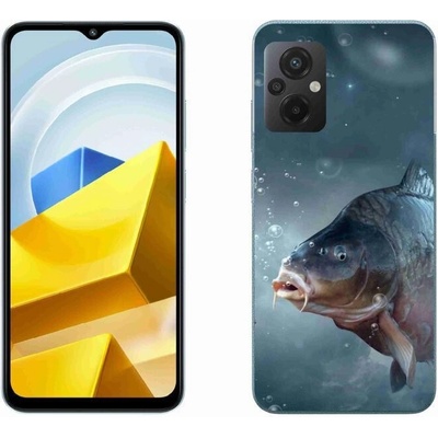 Pouzdro mmCase Gelové Xiaomi Poco M5 4G - kapr a bublinky