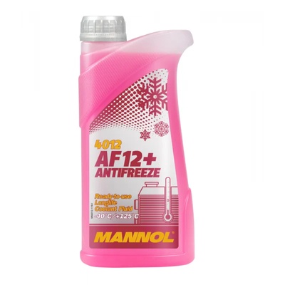 MANNOL Червен антифриз готов за употреба Mannol Antifreeze AF12+ (-40 °C) Longlife 4012 1 L (4012)
