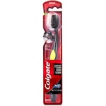 Colgate 360 Black четка за зъби - власинки с активен въглен Medium