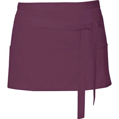 Link Kitchen Wear Koktejlová zástěra X983 Aubergine Pantone 5115 60x30cm