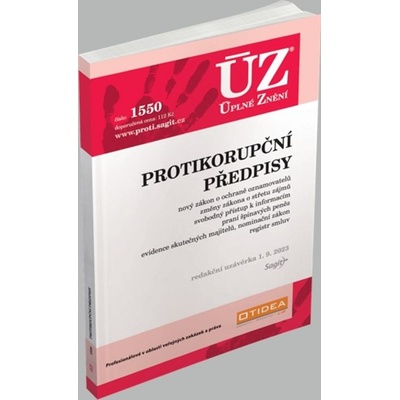 ÚZ 1550 Protikorupční předpisy
