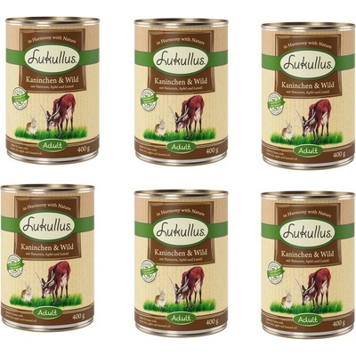 Lukullus Adult Králík & zvěřina 6 x 400 g