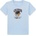 GUESS Светло синя тениска за мини момче с мечка и надпис Guess