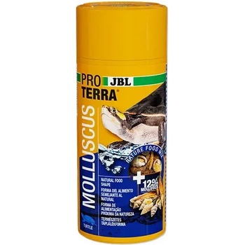 JBL ProTerra Molluscus с цели охлюви, гамарус и рибни пръчици - 0.25кг