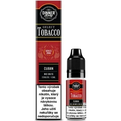 Dinner Lady BAR SALTS TOBACCO Cuban Tobacco 10 ml 20 mg