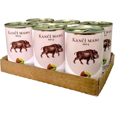 Bohemia diviačie mäso vo vlastnej šťave 6 x 400 g