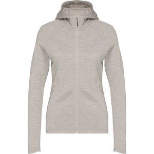 Stoic Дамско вълнено яке Stoic Women's MerinoFleece240 ForseSt. Zip Hoody Merino hoodie - Fog Grey Melange - размер XXS (105-7640-0111)