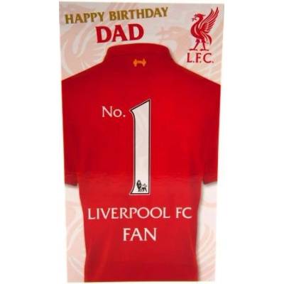 FC Liverpool narozeninové přání Birthday Card Dad