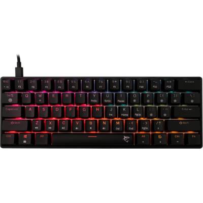 Механична клавиатура White Shark - Shinobi 2, Red Switch, RGB, черна (SHINOBI-2-B-US-RED.SW)