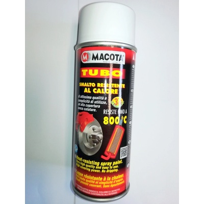 Macot žiaruvzdorná farba sprej 400 ml do 800°C biela
