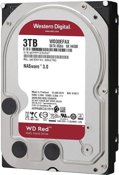 Western Digital WD Red 3.5 3TB 5400rpm 256MB SATA3 (WD30EFAX) от