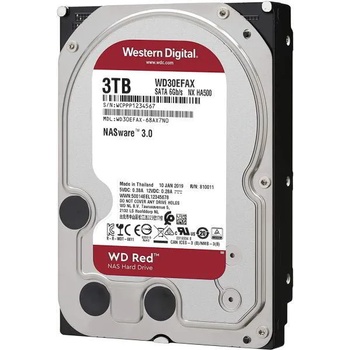 Western Digital WD Red 3.5 3TB 5400rpm 256MB SATA3 (WD30EFAX)