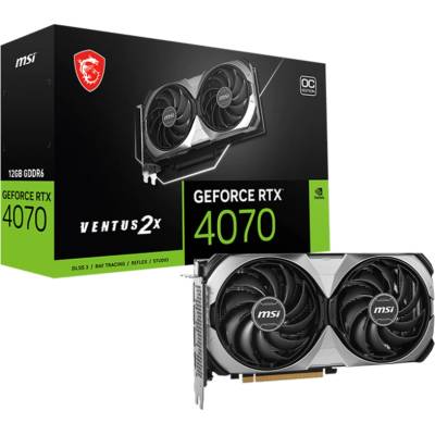MSI GeForce RTX 4070 VENTUS 2X E1 OC 12GB GDDR6X (V512-018R)