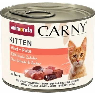 Animonda Carny Kitten hovädzie a morka 200 g