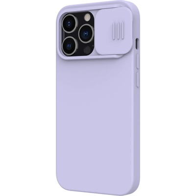 Nillkin Гръб Nillkin Camshield Silky magnetic silicone case за iphone 13 Pro - Лилав