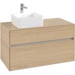 Villeroy & Boch Шкаф Collaro, 1000 x 548 x 500mm с две чекмеджета, северен дъб (C03900VJ)