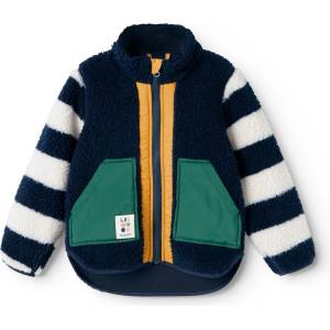 LIEWOOD Детско поларено яке LIEWOOD Kid's Noam Pile Jacket Fleece jacket - Classic Navy Multi Mix - размер 128 (EU) (703-6689-0419)