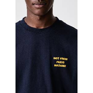Drôle de Monsieur тениска мъжка от памук Bold Slogan (M.TS203.CO002)