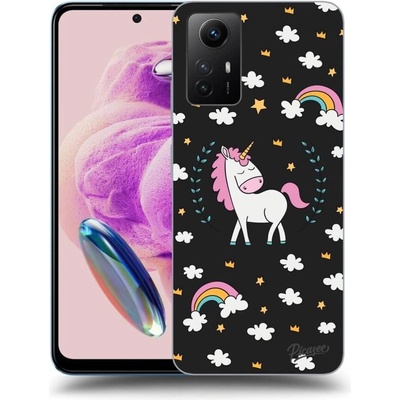 Púzdro Picasee silikónové Xiaomi Redmi Note 12S - Unicorn star heaven čierne