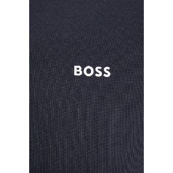 BOSS Green Тениска Boss Green в тъмносиньо с изчистен дизайн (50506347)