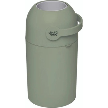 Vital Baby Хигиенен Кош За Памперси Без Касети Зелен Vital Baby