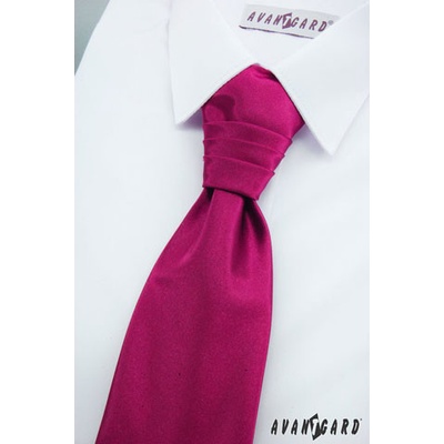 Regata kravata chlapecká s kapesníčkem fuchsia