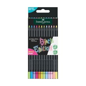 Faber-Castell Цветни моливи Black Neon