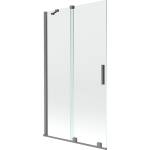 Mexen Velar 2-крилен плъзгащ скрийн за вана 100 x 150 см, прозрачен, gun metal - 896-100-000-01-95 (896-100-000-01-95)