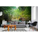 DIMEX ART Самозалепваща се флизелинова фототапета бистра вода в джунглата 375 x 250 см