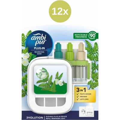 AmbiPur 3vol strojček MorDew 12 x 20 ml