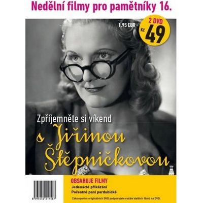 Nedělní filmy pro pamětníky 16. - Jiřina Štěpničková DVD