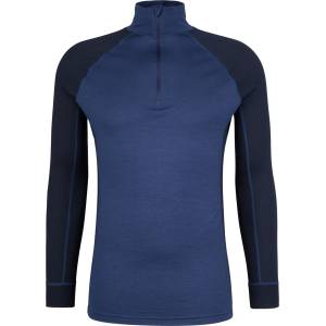 Stoic Мъжко мериносово термобельо Stoic Merino240 BengtSt. Half Zip Merino base layer - Dark Navy / Navy Blue - размер XXL (015-2085-0516)