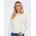 Only Тениска Only Women's Riley Long-Sleeve T-Shirt - Cloud Dancer