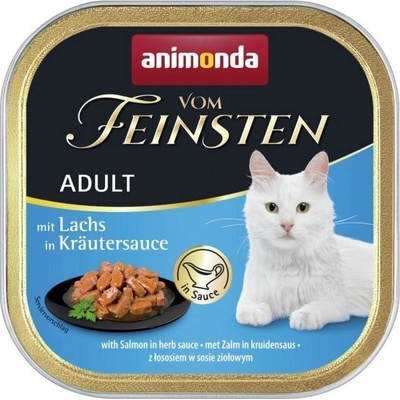 Animonda Vom Feinsten Classic Salmon with Herb Sauce пастет за котки със сьомга в билков сос 100gr