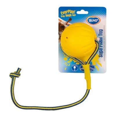 Duvoplus Supa'foam - играчка, водна, топка с въже, 10х49 см, 1 брой, Белгия - 11292