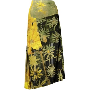 DESIGUAL Дамска дълга пола desigual, Размер l, Цвят Зелено (26wwff03_ve4010)