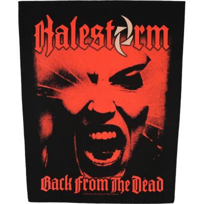 veľká nášivka HALESTORM - BACK FROM THE DEAD - RAZAMATAZ - BP1279