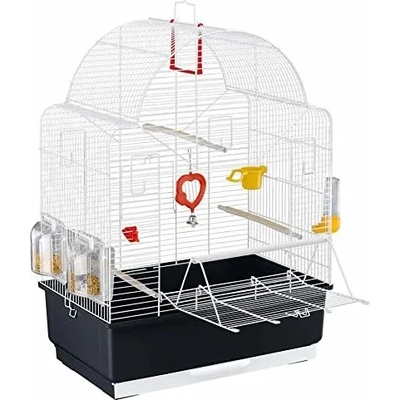Ferplast Ibiza Open Bird Cage - Оборудвана клетка за канари и екзотични птици, 49.5 x 30 x 69 см