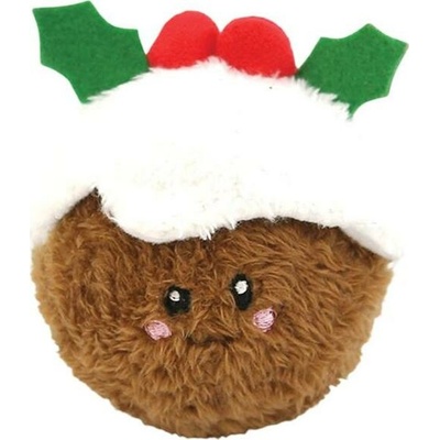Happy Pet Products plyš vánoční Pudding míček 9 cm