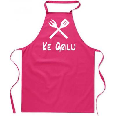 Povidlo.cz Zástěra Ke grilu Purpurová