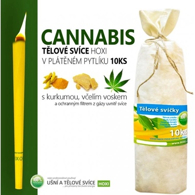 Hoxi Tělové svíčky cannabis – Zboží Mobilmania