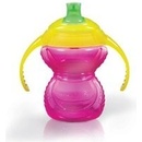 Munchkin Click Lock hrnček s uškami a náustkom 237ml ružový