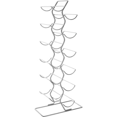 Premier Housewares Метален стелаж за вино в сребристо, брой бутилки 12 Jaxen - Premier Housewares (0509555)