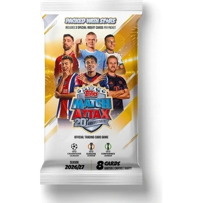 Topps Match Attax 20th Anniversary UEFA Club Competitions 2026/27 Booster