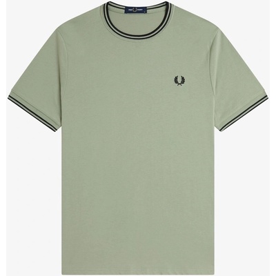 Fred Perry Тениска Fred Perry Twin Tipped T-Shirt - Seagrass S23